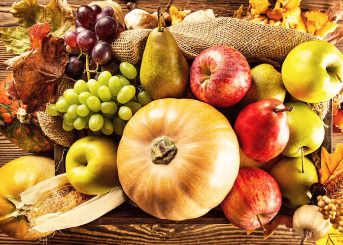 Frutti e ortaggi tipici dell'autunno