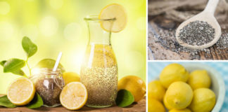 Semi di chia e limone, una tisana per la salute dell'intestino