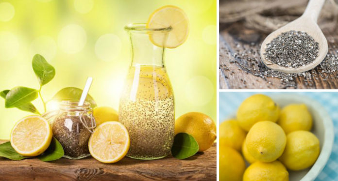 Semi di chia e limone, una tisana per la salute dell'intestino