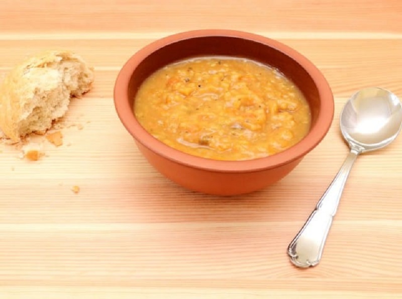 zuppa amaranto e curcuma