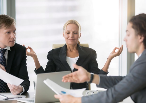 Yoga sul posto di lavoro