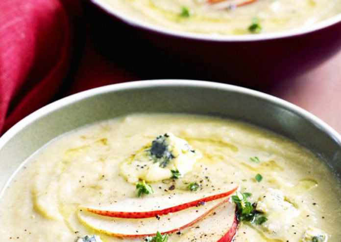 Zuppa sedano e mele