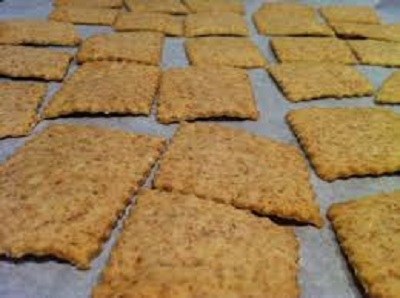 crackers cotti in forno