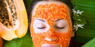 Maschera antiage alla Papaya per viso e capelli