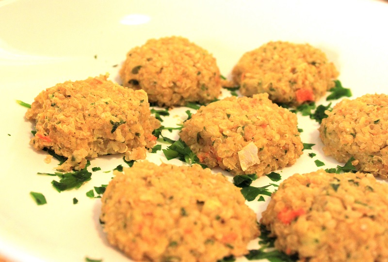 Polpette lenticchie e quinoa