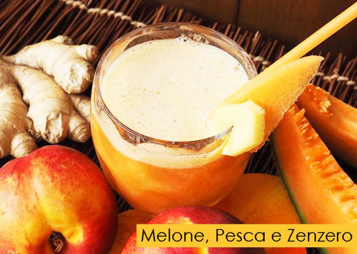 Estratto melone, pesca e zenzero Estratto melone, pesca e zenzero