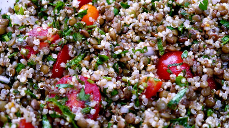 insalata di lenticchie