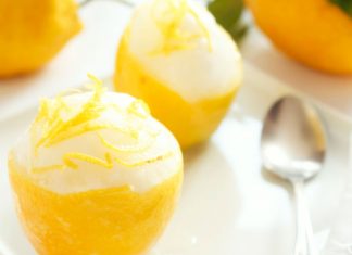 Sorbetto al limone e zenzero (ricetta vegan senza panna né uova)