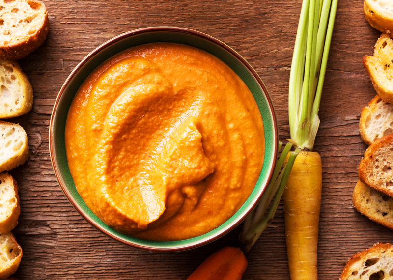 hummus carote