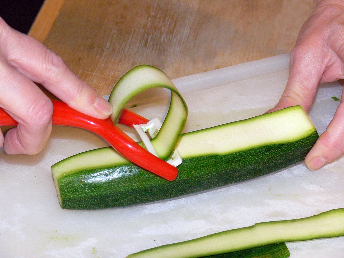 affettare zucchine