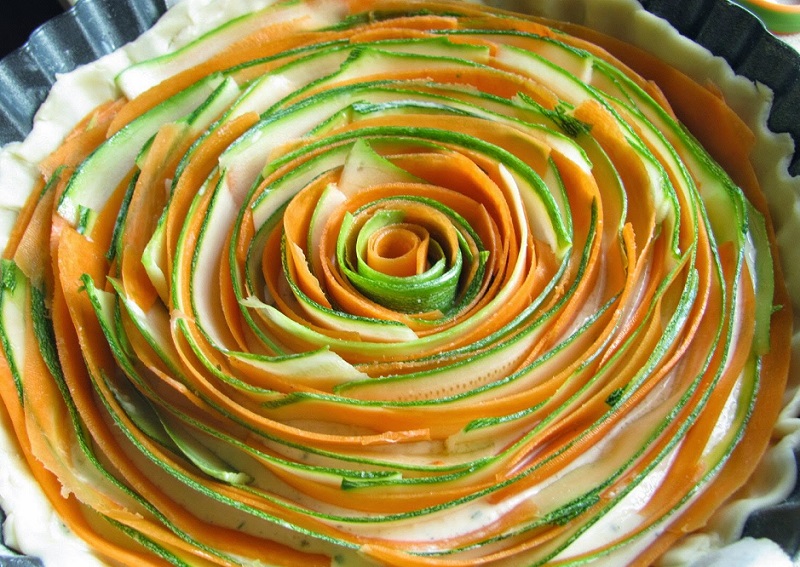 torta salata di verdure vegana