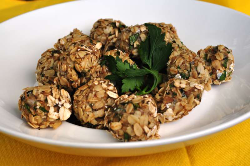 polpette di avena a verdure