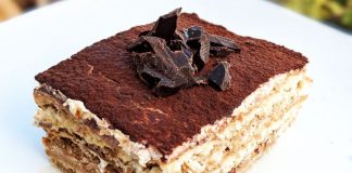 Tiramisù vegano, senza uova né latticini