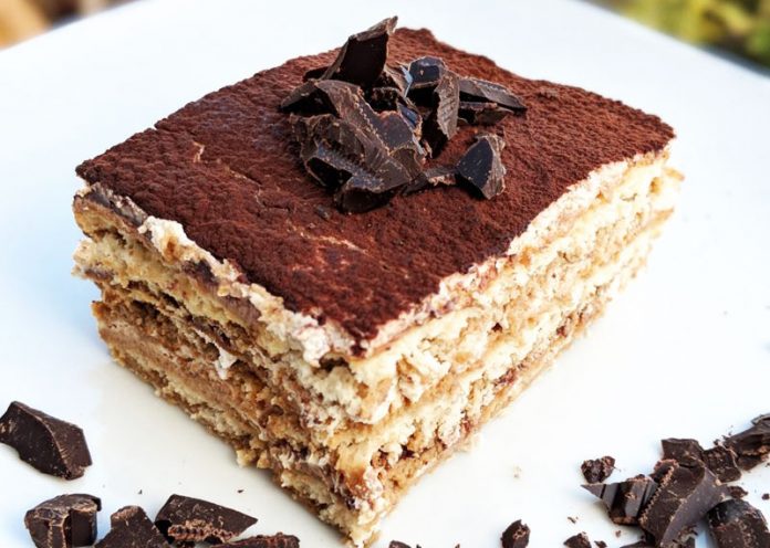 Tiramisù vegano, senza uova né latticini