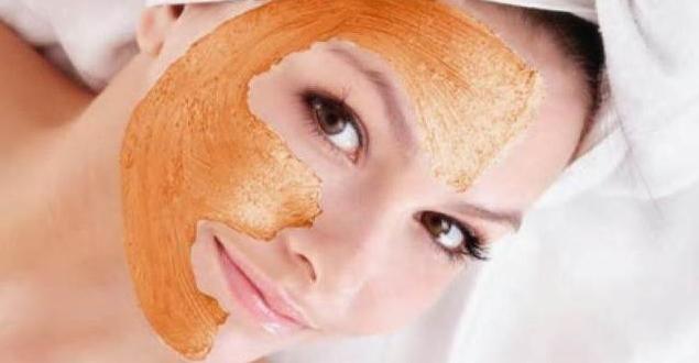 maschera viso alla zucca