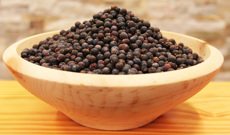 bacche di ginepro in cucina
