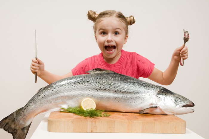 pesce azzurro per i bambini