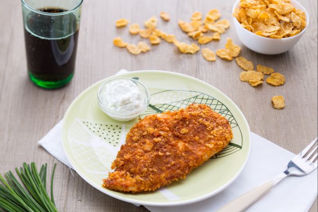 pollo e corn flakes senza glutine