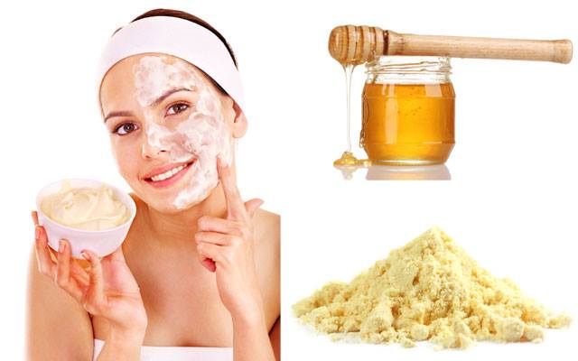quinoa e miele esfoliante per il viso
