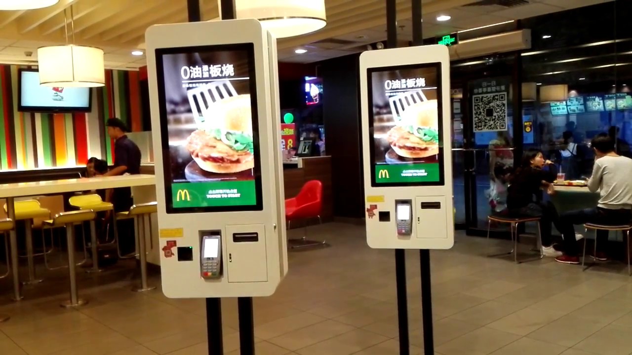 i touchscreen installati nei Mc DOnald's