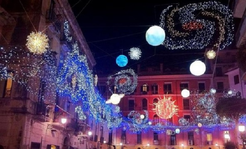 luci d'artista a Salerno per natale