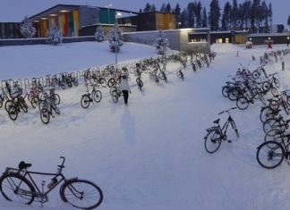 Sane abitudini: in bicicletta a scuola anche a -20°C (accade in Finlandia)