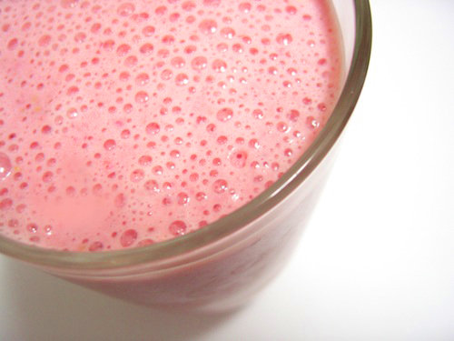 latte rosa acai