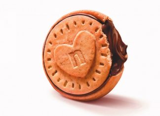 nuovo biscotto Ferrero con la nutella
