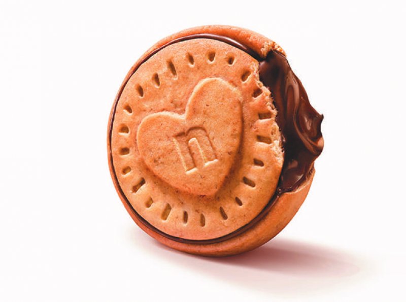 nuovo biscotto Ferrero con la nutella