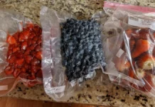 congelare la frutta