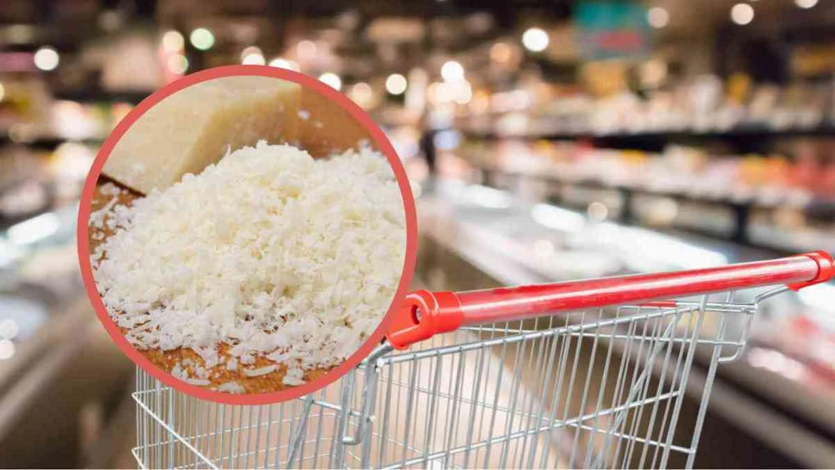 formaggio grattugiato confezionato